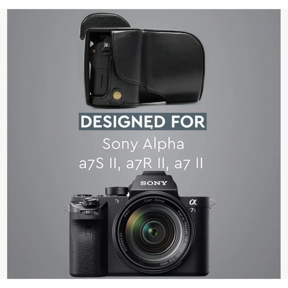 MegaGear Sony Alpha A7S II, A7R II, A7 II (28-70mm) Ever Ready Leather case